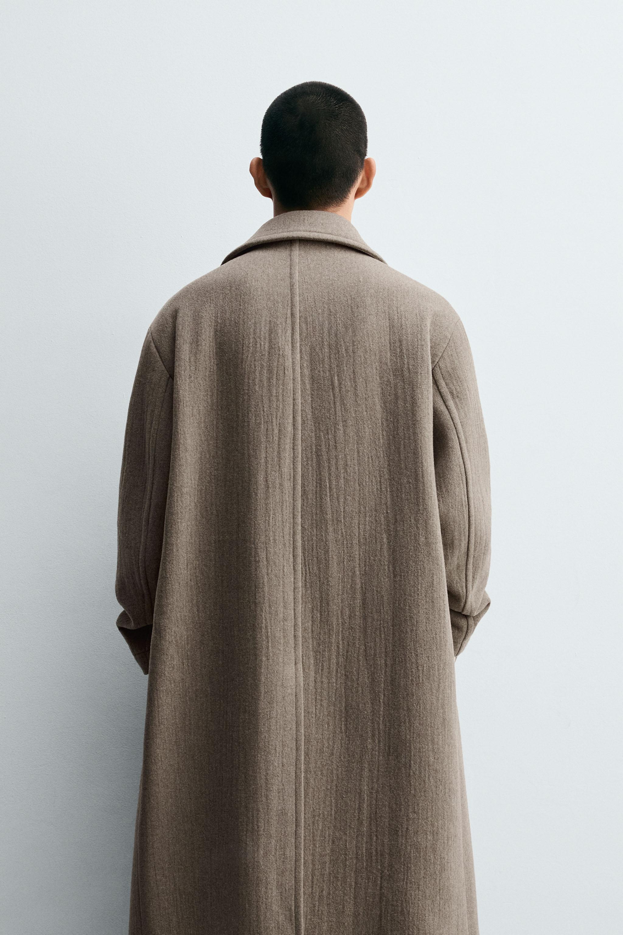 RELAXED FIT WOOL COAT